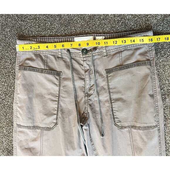 Anthropologie Hei Hei Women’s Pants Size 28 Brown Zipper Stretch Pockets - Picture 5 of 15